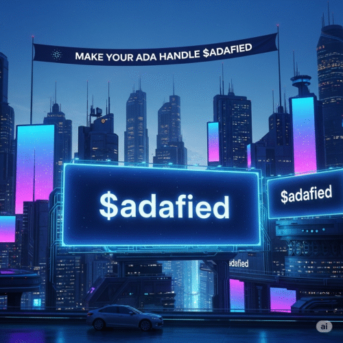 Cardano ADA Handle $adafied