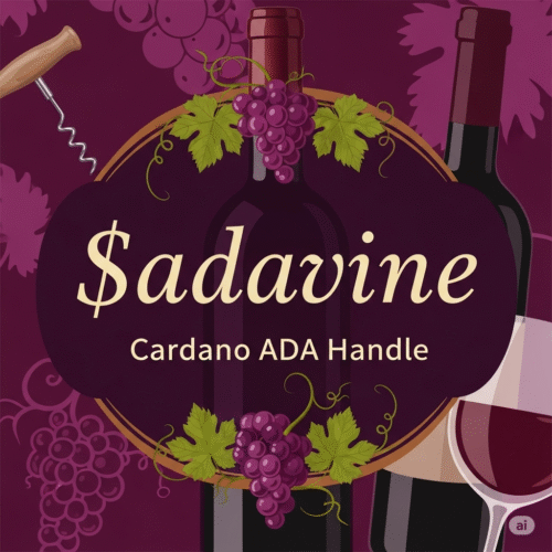 Premium Cardano Ada Handle $adavine for Sale