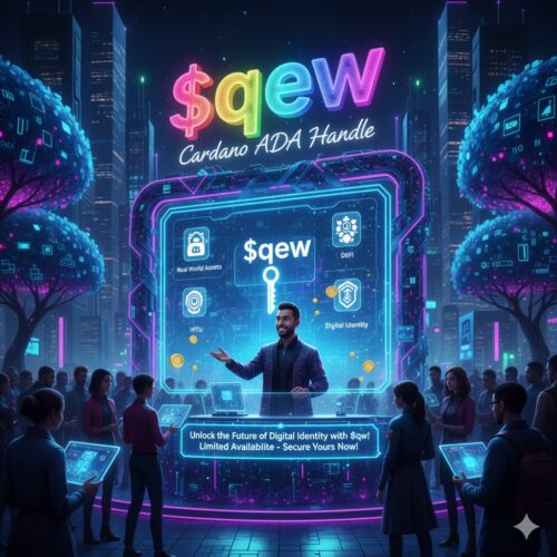 Premium Cardano Ada Handle $qew for Sale
