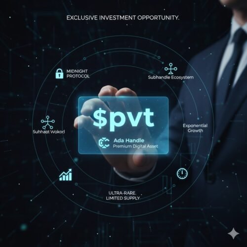 Premium Cardano Ada Handle $pvt for Sale