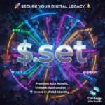 Premium Cardano Ada Handle $.set for Sale