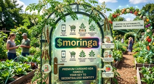 Premium Cardano Ada Handle $moringa for Sale